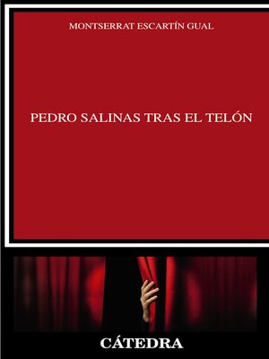 cover image of Pedro Salinas tras el telón